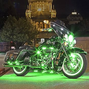ネオンライト Underbody Neon Accent Blue Glow Motorcycle Rock LED Lights